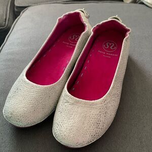 Soto Massini Milano silver flats 6.5